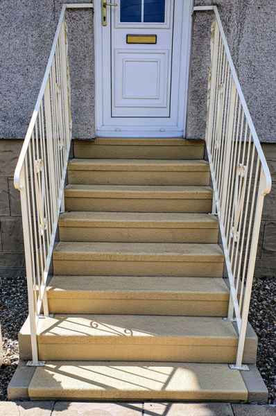 Robert T - Anti Slip Stair Treads Risers Buff 